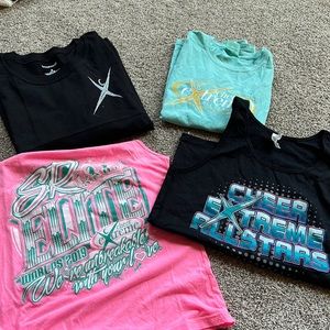 Group of Cheer Extreme shirts